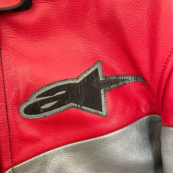 Alpinestars leather motorcycle jacket(women’s XS-S) - Picture 5 of 7
